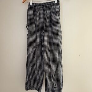 Black and White Checkered Pants